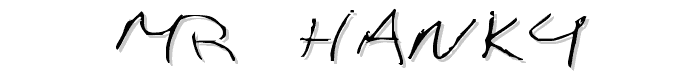 Mr. Hanky font